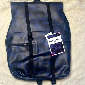 Duchamp Rubberized Foldover Camo Backpack NWT